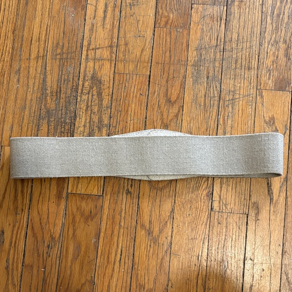 🏜️👗🐄Vintage 90s LEATHER SHOP Tribal Women's Stretch Belt Boho Metal Buckle Large - Picture 6 of 6